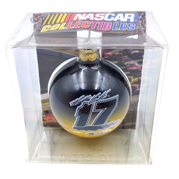 Matt Kenseth #17 Gold Nascar Collectibles Winners Circle Christmas Ball Ornament - Picture 1 of 4